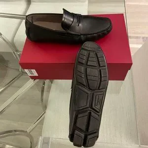 Newton Mens Ferragamo Black Loafers Size 8EE Salvatore Ferragamo | Shoes | Newton Mens Ferragamo Black  main image 4